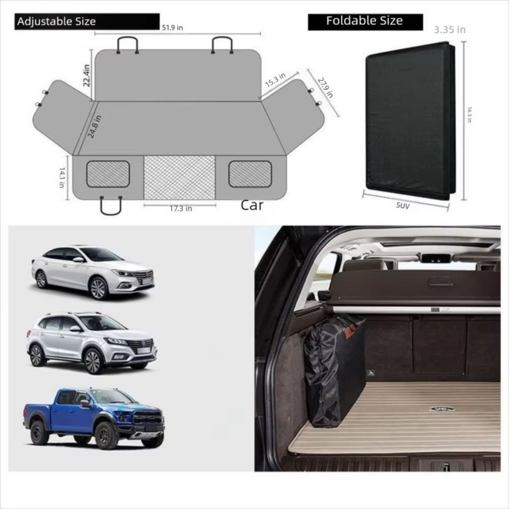 Pet Travel Solutions Waterproof Seat Protector With Backseat Extender