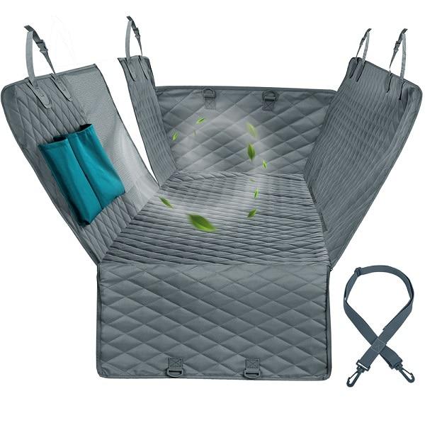 Pet Travel Dog Seat Cover With Clips And Mesh Center Eco Design