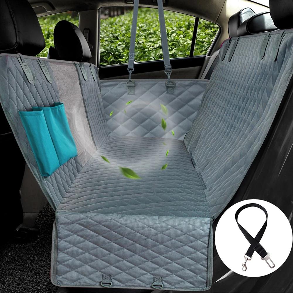Pet Travel Dog Seat Cover With Clips And Mesh Center Eco Design