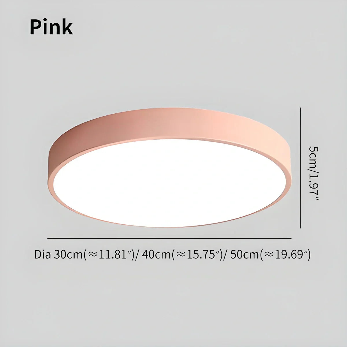 LED Macaron Ceiling Light Minimalist Circular Fixture For Modern Interiors