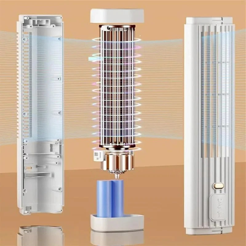 Rechargeable Bladeless Fan For Compact Portable Cooling Needs