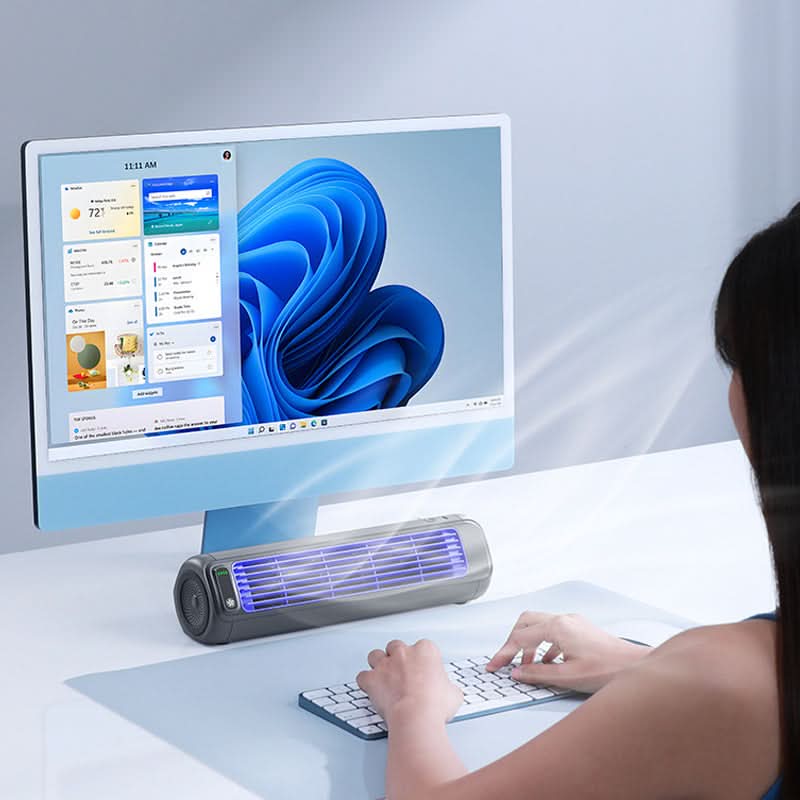 Portable Air Conditioner Fan Cordless Rechargeable Fast Cooling For Home Office Travel