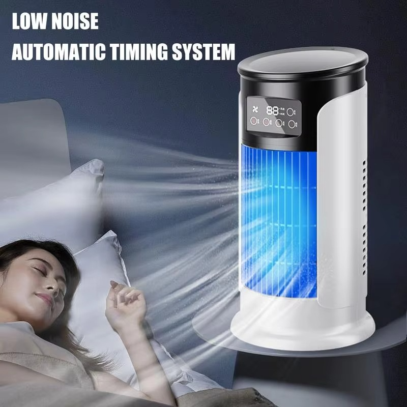 Portable Air Conditioner With Timer And Whisper-Quiet Compact Evaporative Cooler
