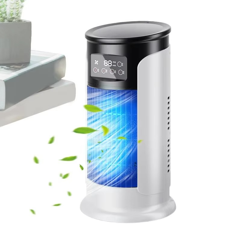Portable Air Conditioner With Timer And Whisper-Quiet Compact Evaporative Cooler