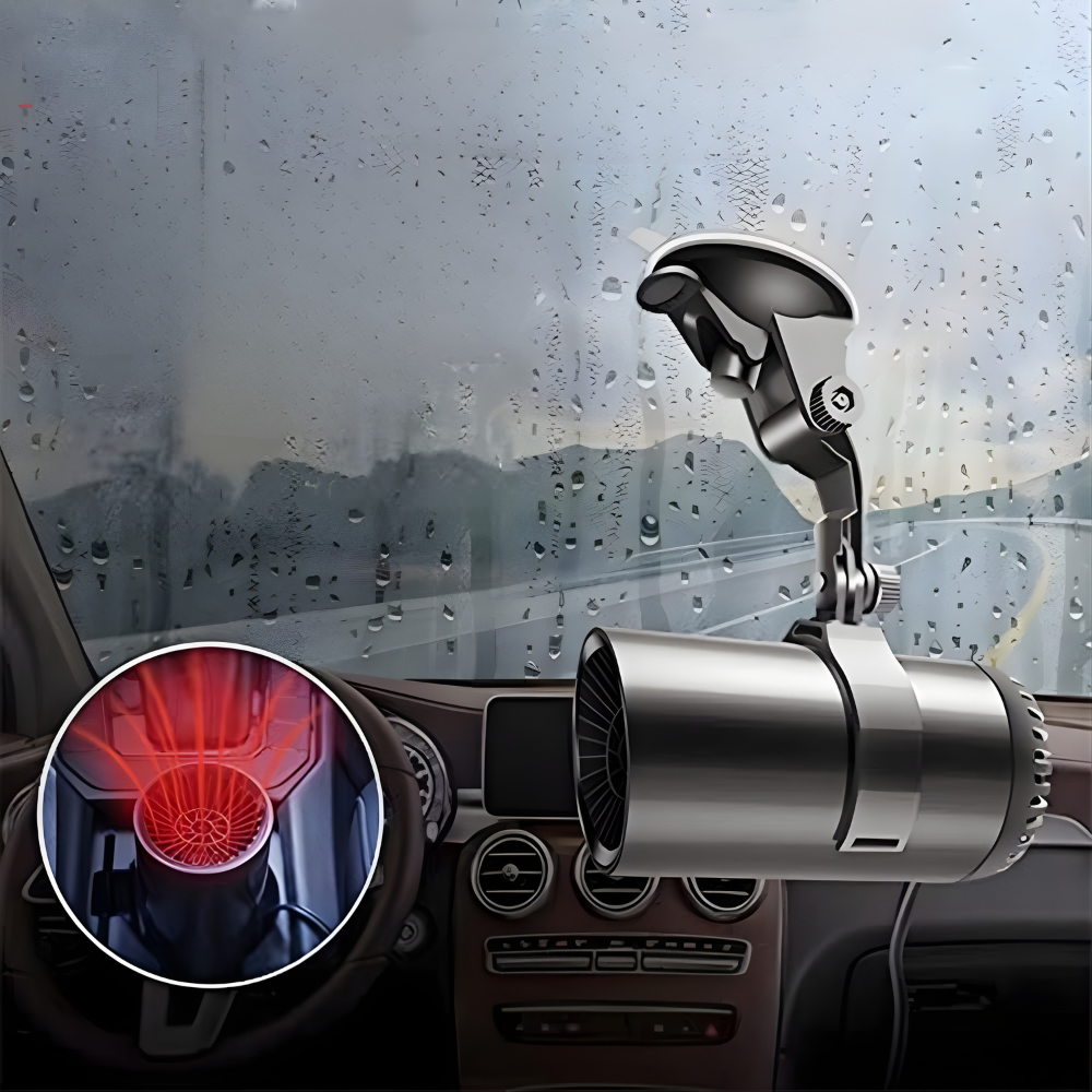 Portable 12V Defroster And Heater For Cars, Compact All Season Comfort