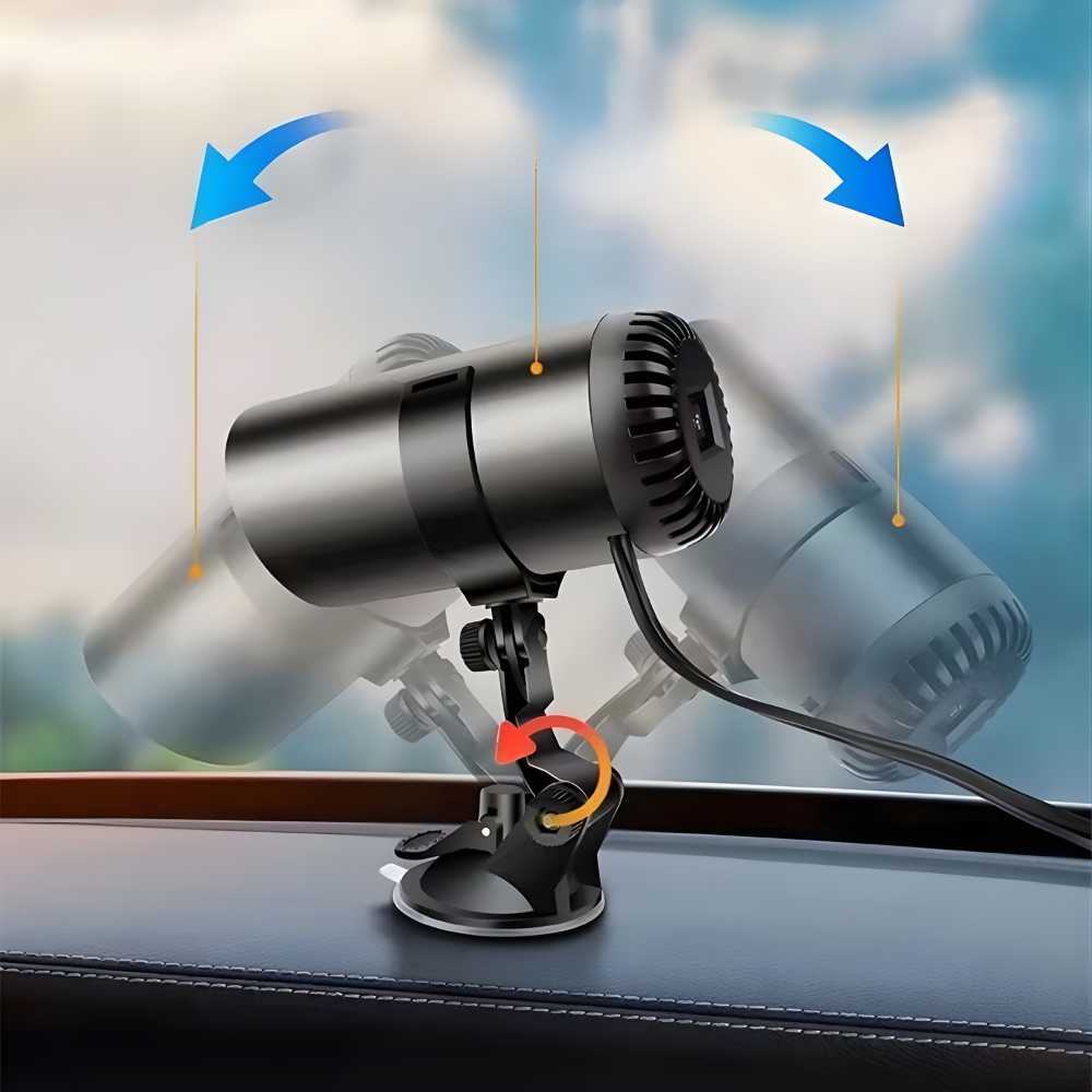 Portable 12V Defroster And Heater For Cars, Compact All Season Comfort