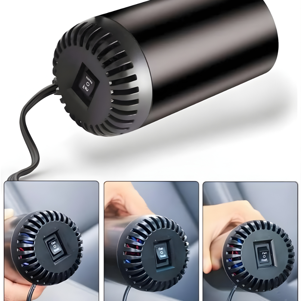 Portable 12V Defroster And Heater For Cars, Compact All Season Comfort