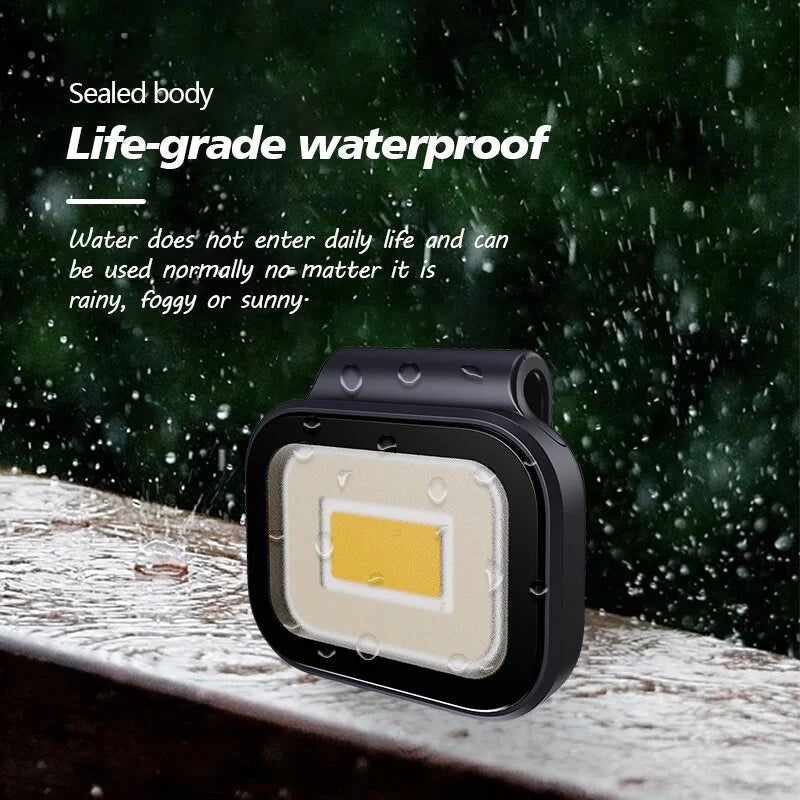 LED Clip-On Camping Lantern Waterproof For Outdoor Adventures