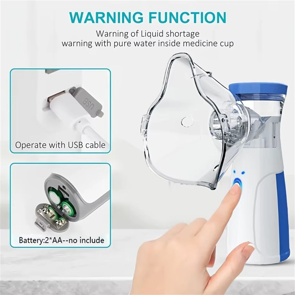 Portable Nebulizer For Easy Breathing On The Go Ultra Quiet