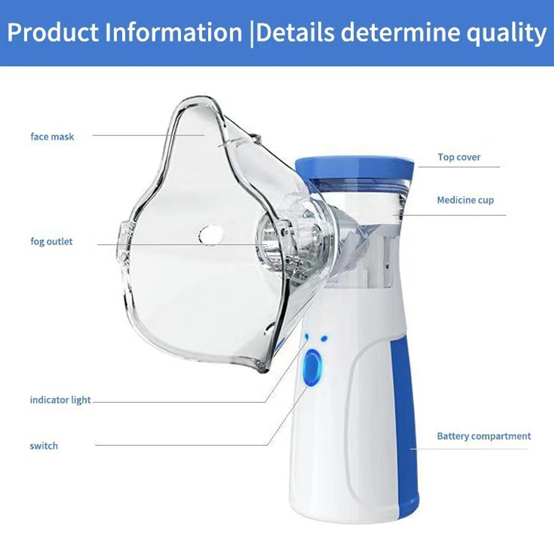 Portable Nebulizer For Easy Breathing On The Go Ultra Quiet