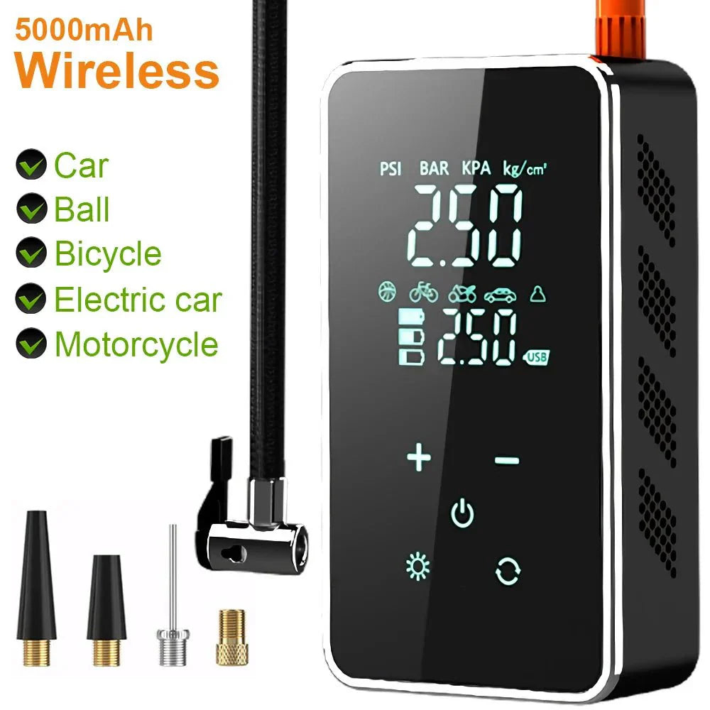 Portair Wireless Touchscreen Portable Air Pump 150 PSI On-The-Go Inflation