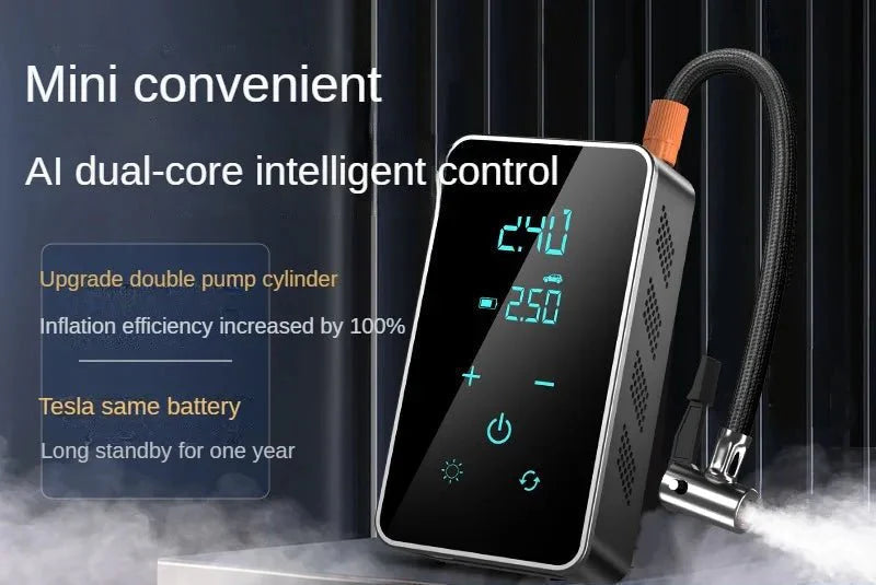 Portair Wireless Touchscreen Portable Air Pump 150 PSI On-The-Go Inflation
