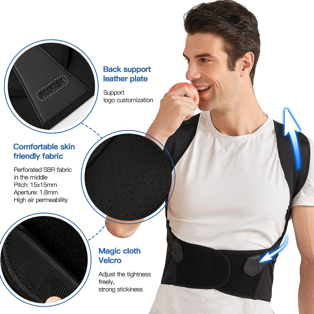 Posture Perfect Breathable Back Support Brace For Everyday Comfort