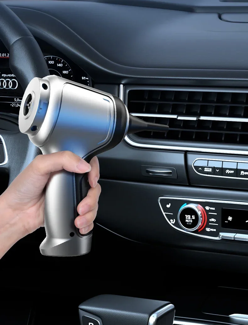 PowerClean Car Vacuum Cordless With 95,000 Pa Suction Power And Lightweight Build