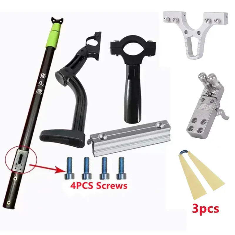 Laser Sight Slingshot With Ergonomic Grip For Precise Target Practice