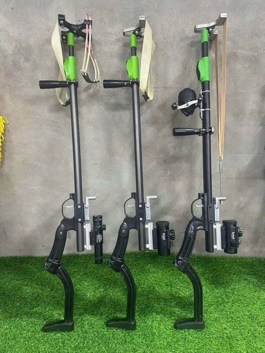 Laser Sight Slingshot With Ergonomic Grip For Precise Target Practice