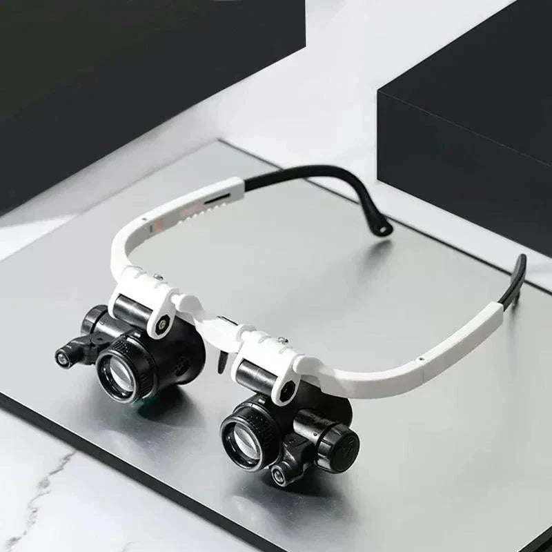 Precision Vision LED Magnifying Glasses With 8x 15x 23x Magnification