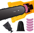 Precision Chainsaw Sharpener With Built-In Angle Guide For Optimal Cutting