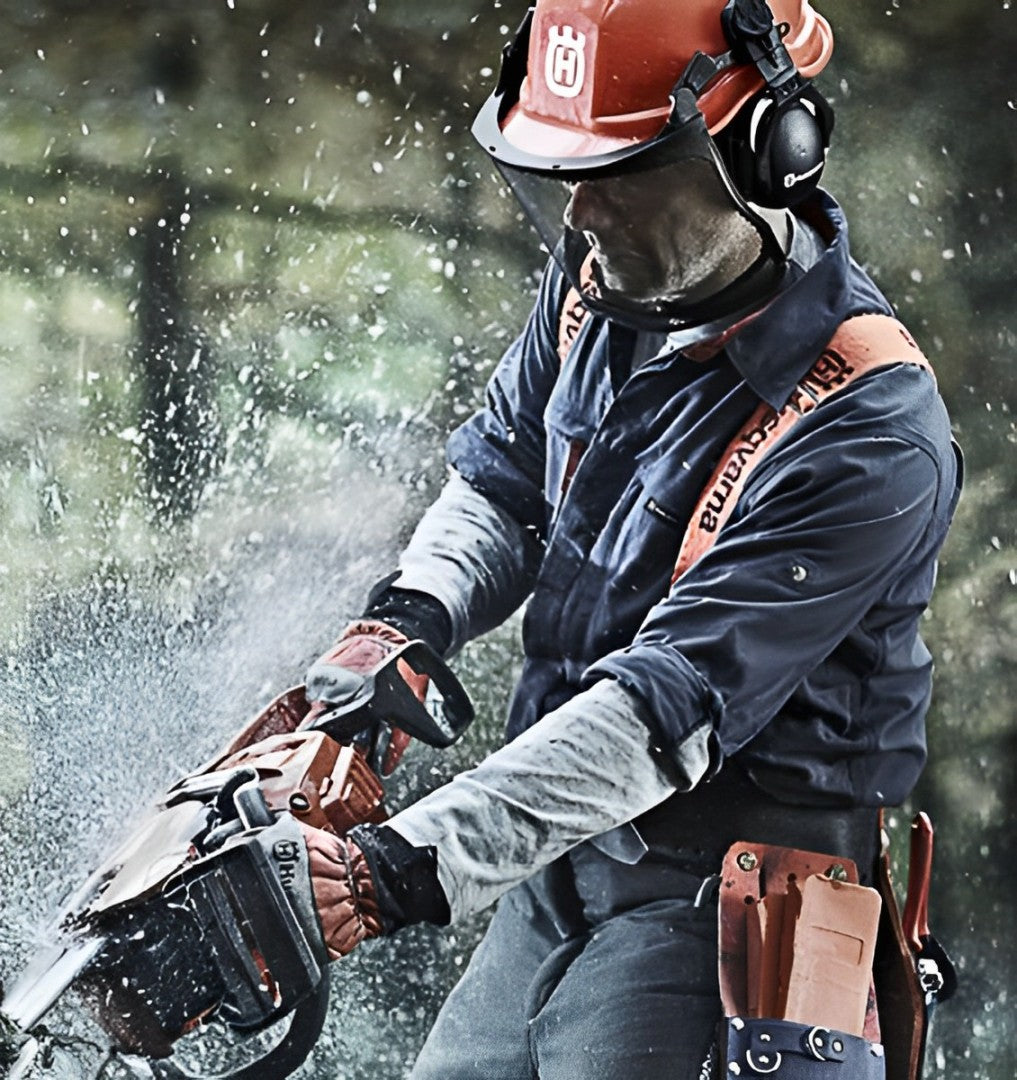 Precision Chainsaw Sharpener With Built-In Angle Guide For Optimal Cutting