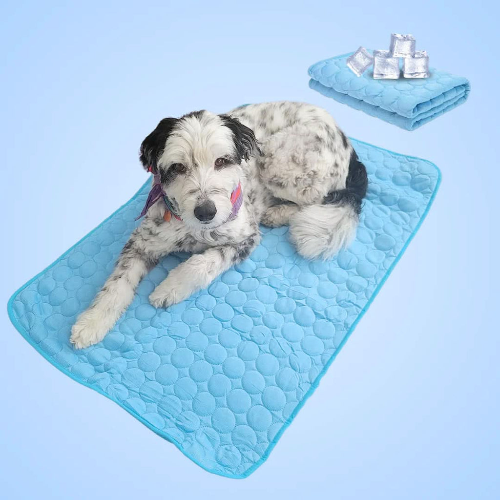 Dog Cooling Mat With Ice Silk, Portable Relief On Hot Days