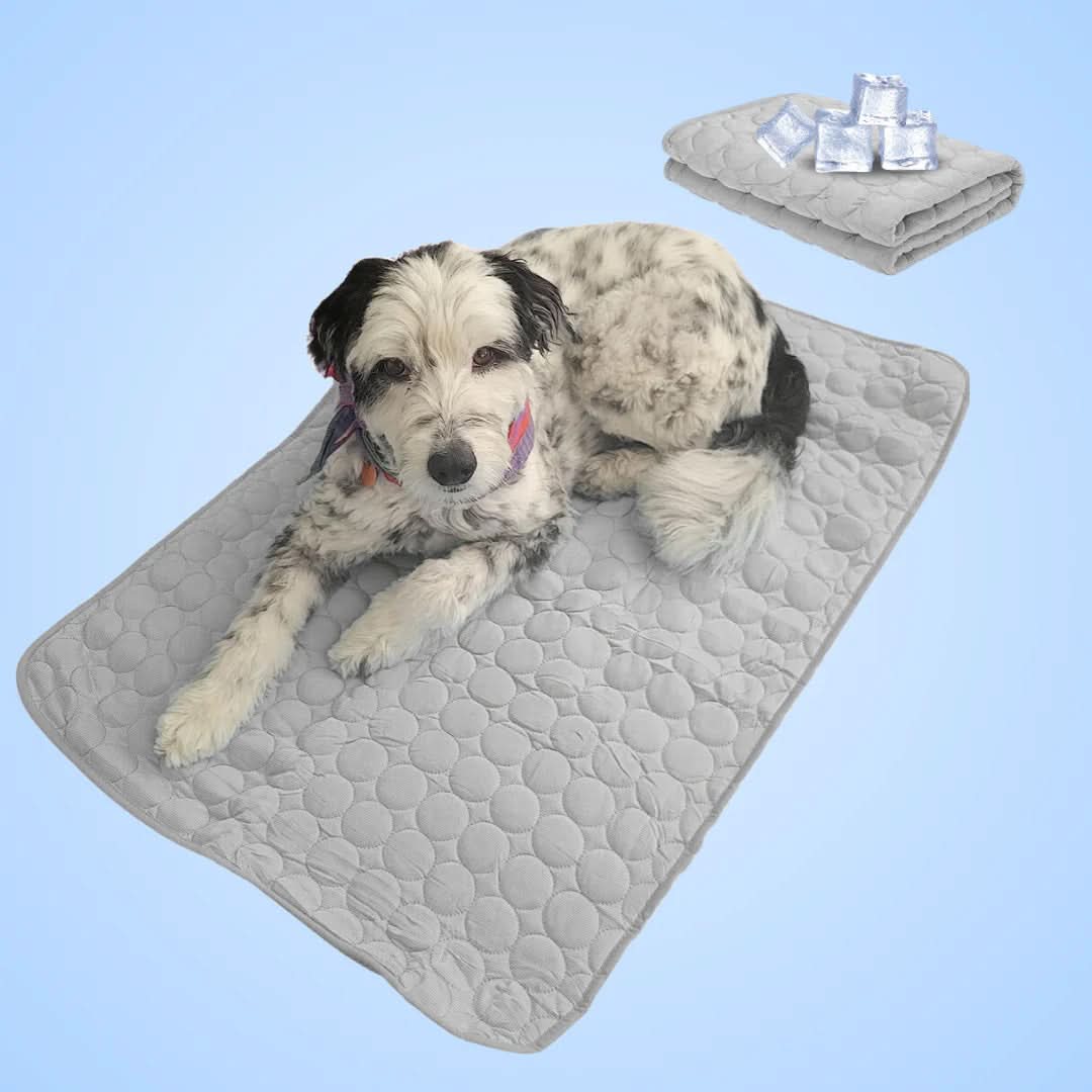 Dog Cooling Mat With Ice Silk, Portable Relief On Hot Days