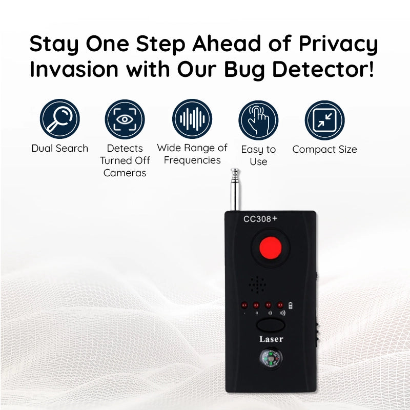 Privacy Guardian RF Bug Detector For Hidden Cameras