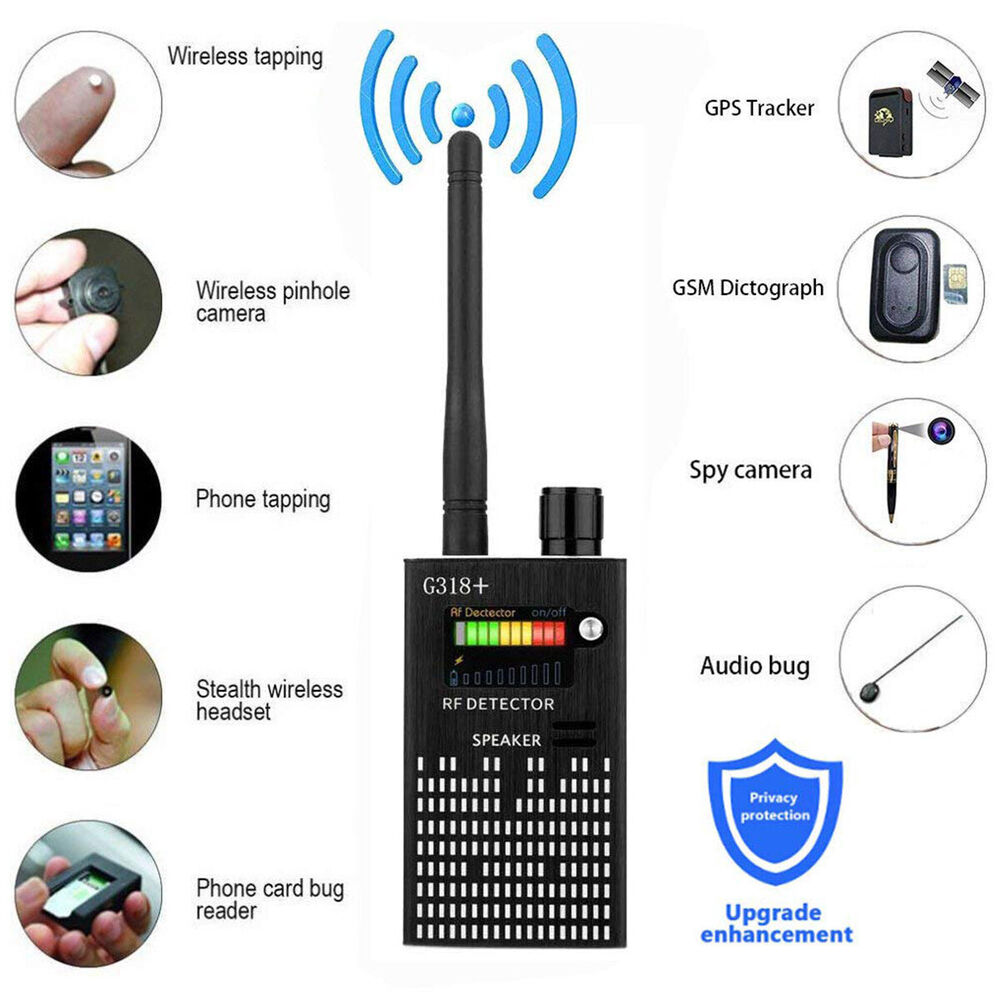 Privacy Shield Portable Hidden Camera And GPS Detector For Personal Use