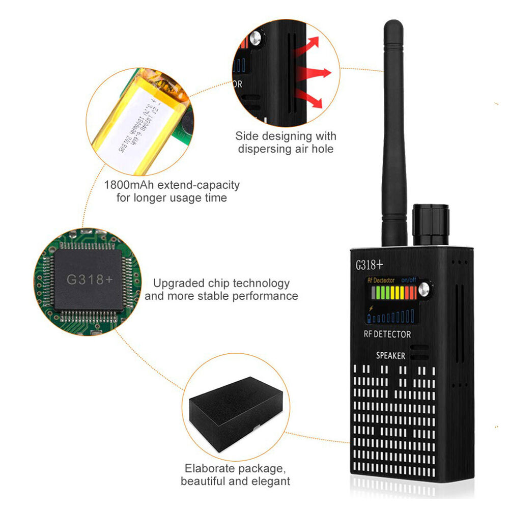 Privacy Shield Portable Hidden Camera And GPS Detector For Personal Use