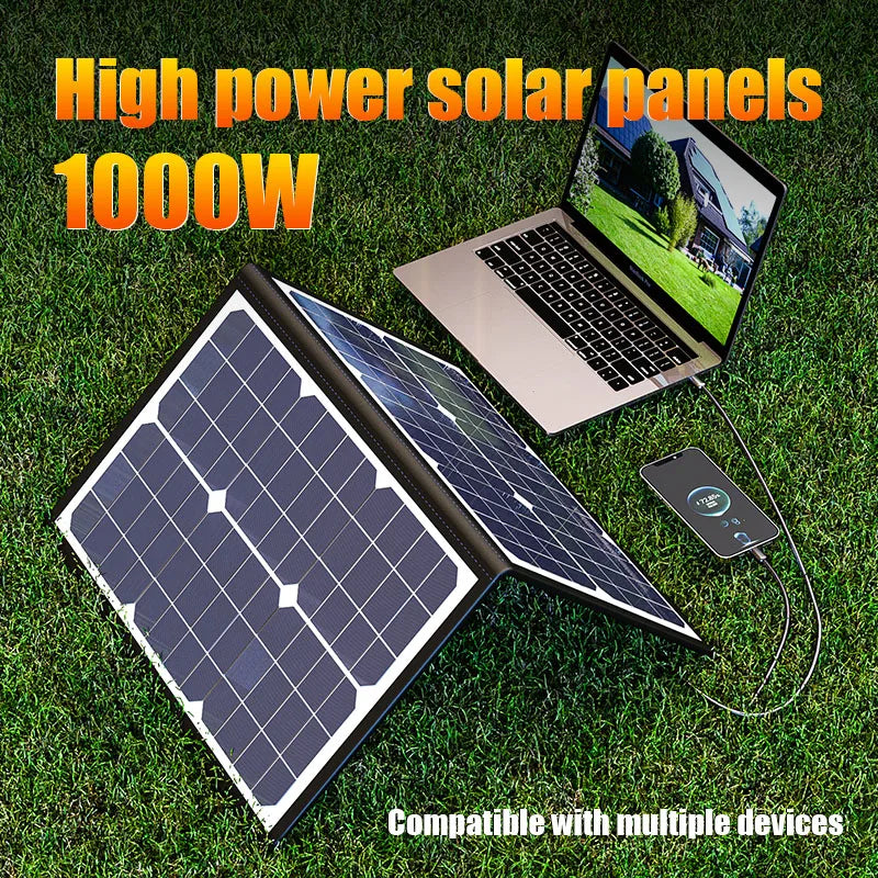 ProCharge Solar Panel Foldable With MPPT And USB-C Charging For Outdoor Power