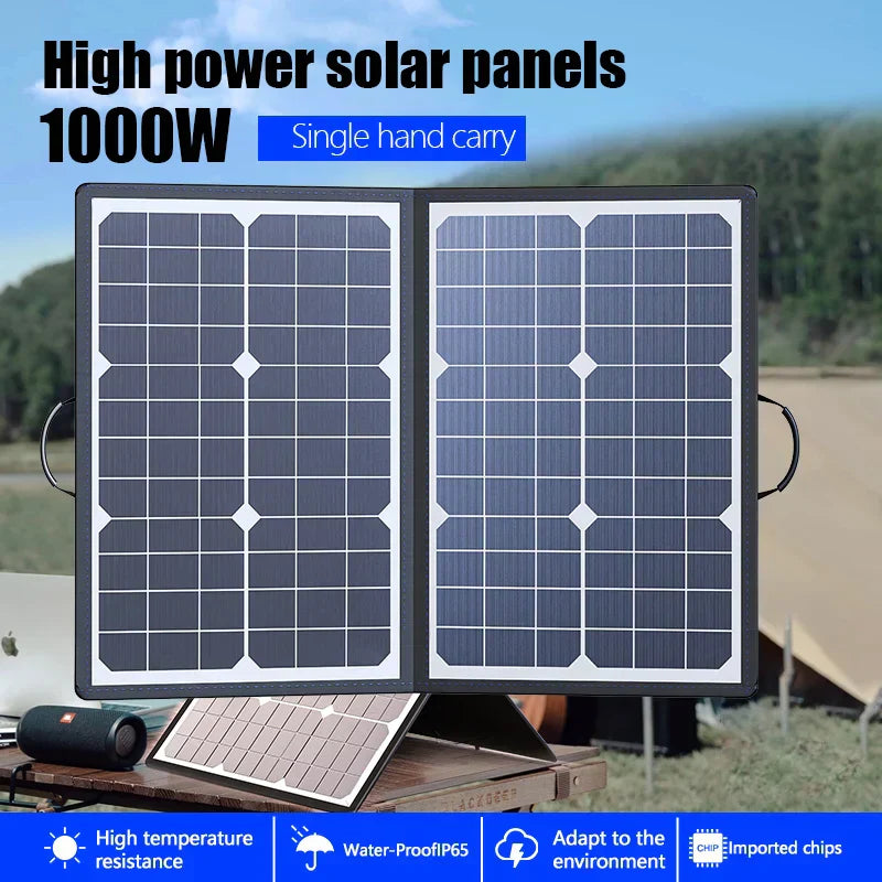 ProCharge Solar Panel Foldable With MPPT And USB-C Charging For Outdoor Power