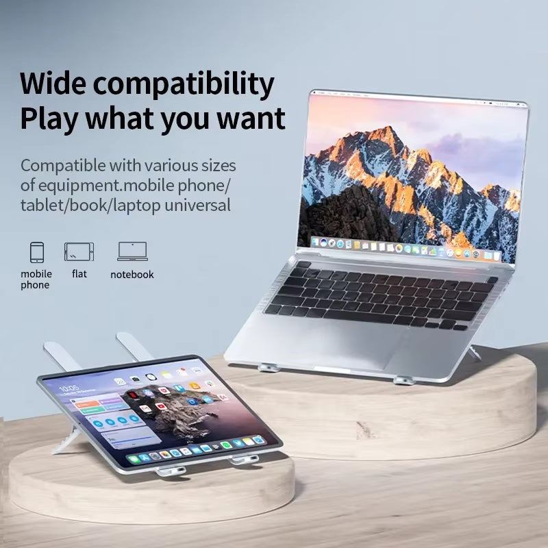 ProLift Height-Adjustable Laptop Stand With Dual Cooling Fans For Desk Use