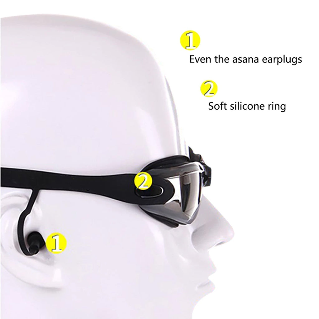NexFinix Anti-Fog Swimming Goggles With 180 Degree Vision For Comfort And Clarity
