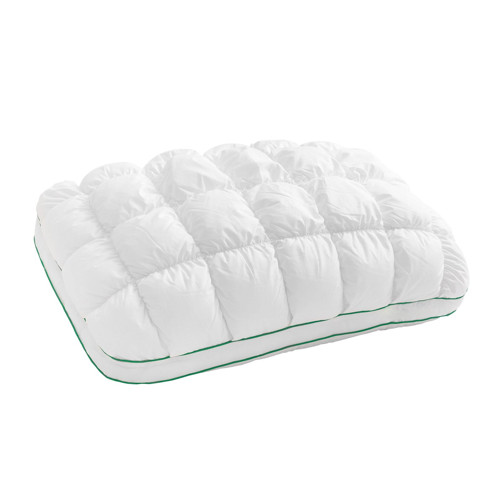 Puff Pillow Ergonomic Neck Support For Comfort And Plush Design