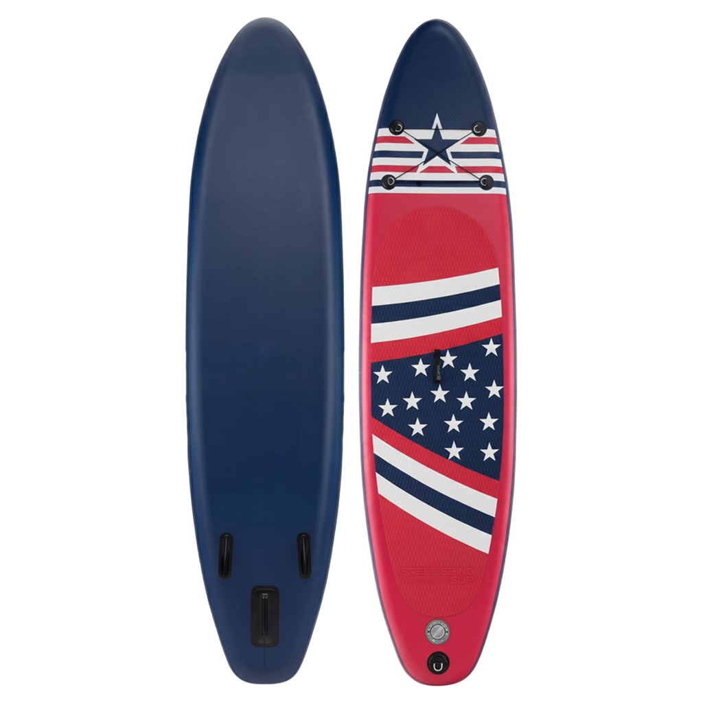 PuffoSUP Inflatable Stand Up Paddle Board With Easy Setup And Stable Ride
