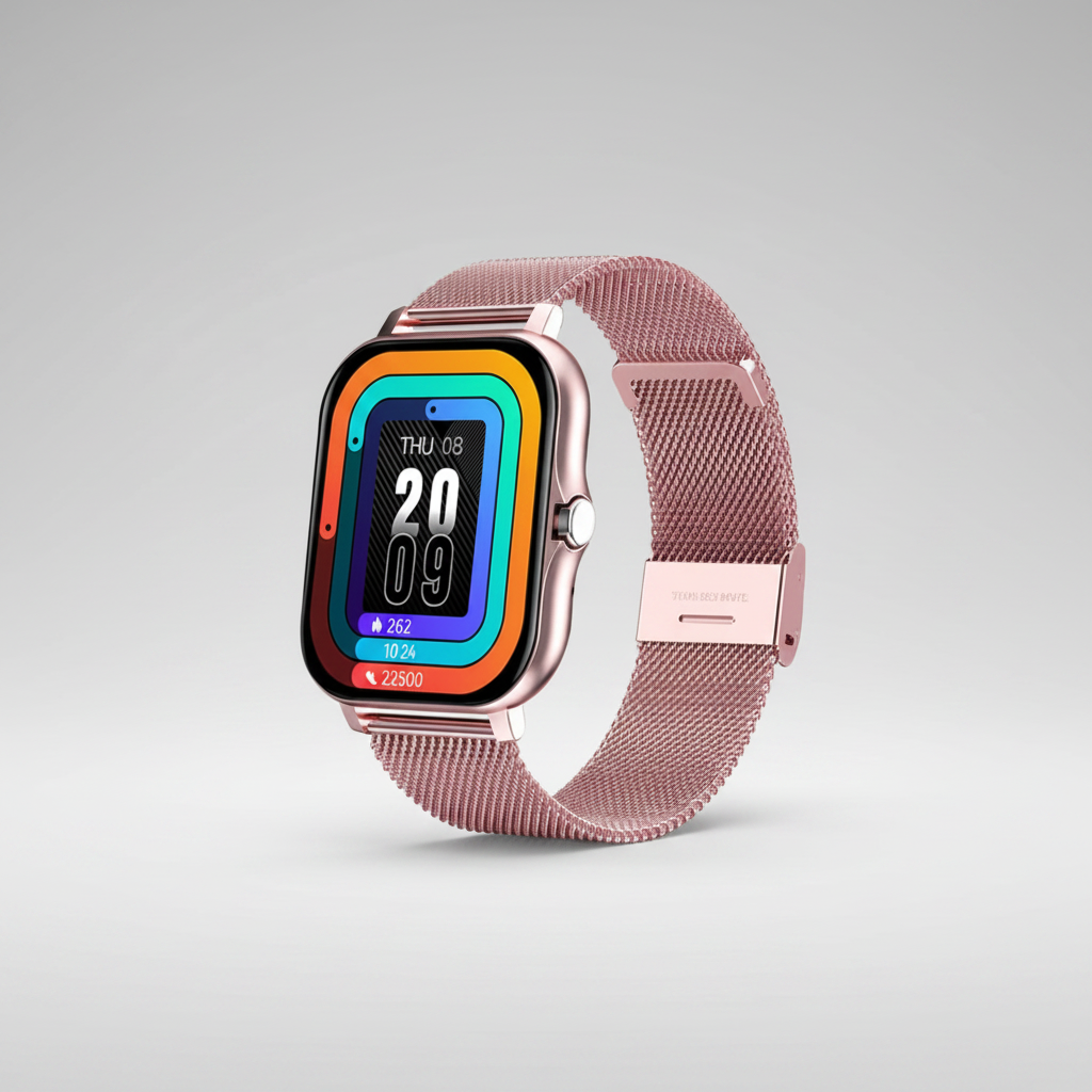 Pulse Series Women's Touchscreen Smartwatch With Health Tracking For Active Lifestyles