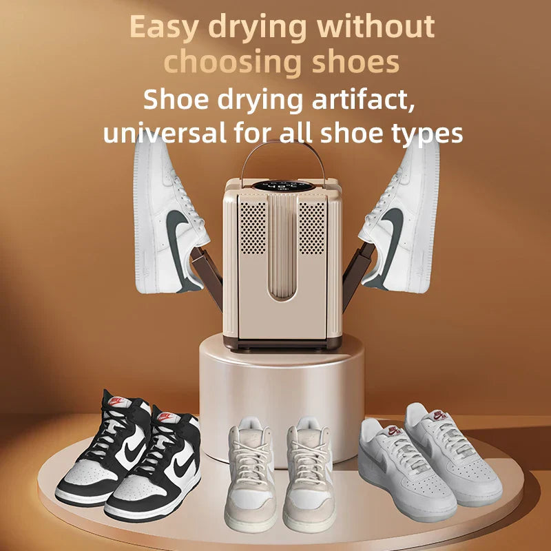 QuickDry Six-Arm Shoe Dryer With Rapid Heating Technology And Foldable Design