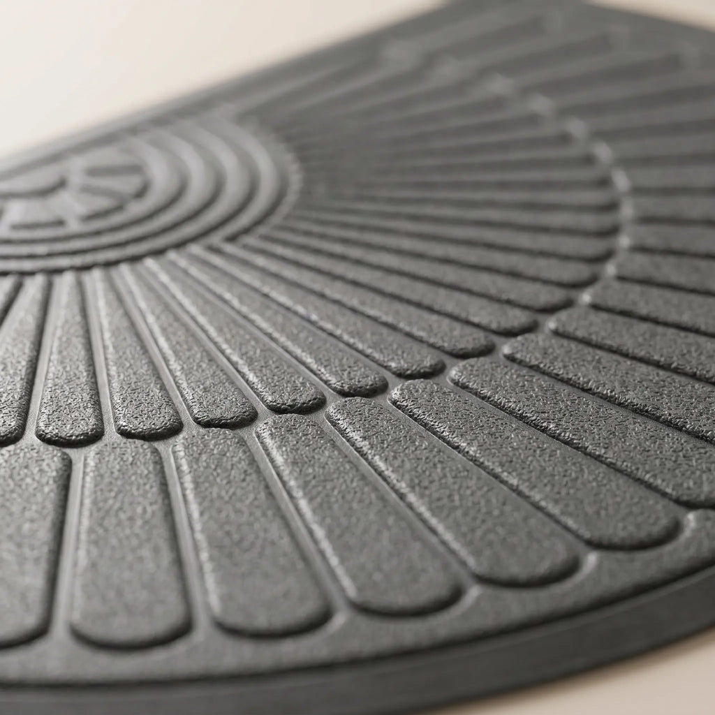 Semi-Circular Textured Doormat -  Wiping Muddy Shoes - Ormexis