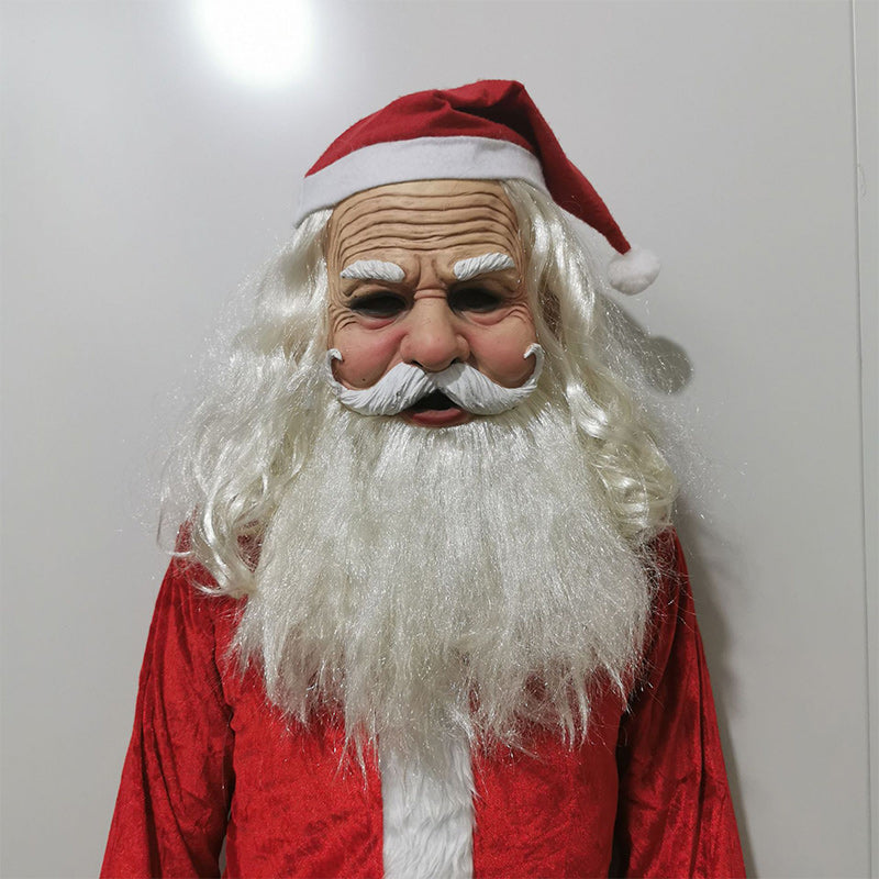 Old Man Mask With Realistic Latex Texture For Immersive Halloween Costumes