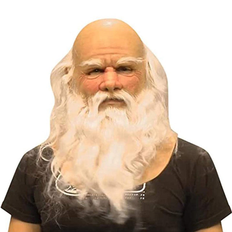 Old Man Mask With Realistic Latex Texture For Immersive Halloween Costumes