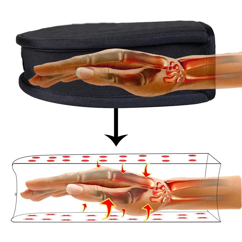 Red Light Glove For Hand Pain Relief With 360 Wraparound Design