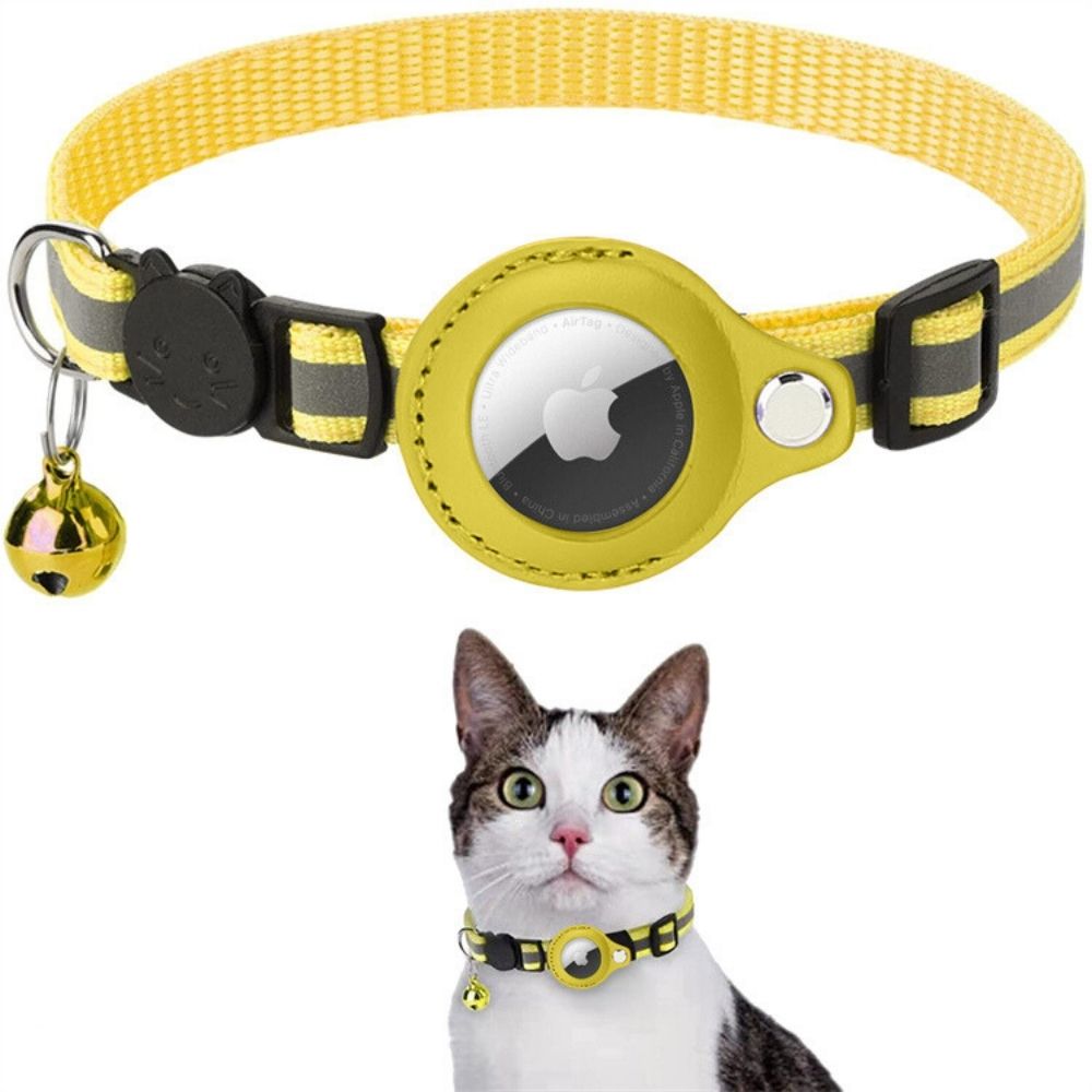 Reflective Cat Collar With GPS Tracker And Quick Release Buckle