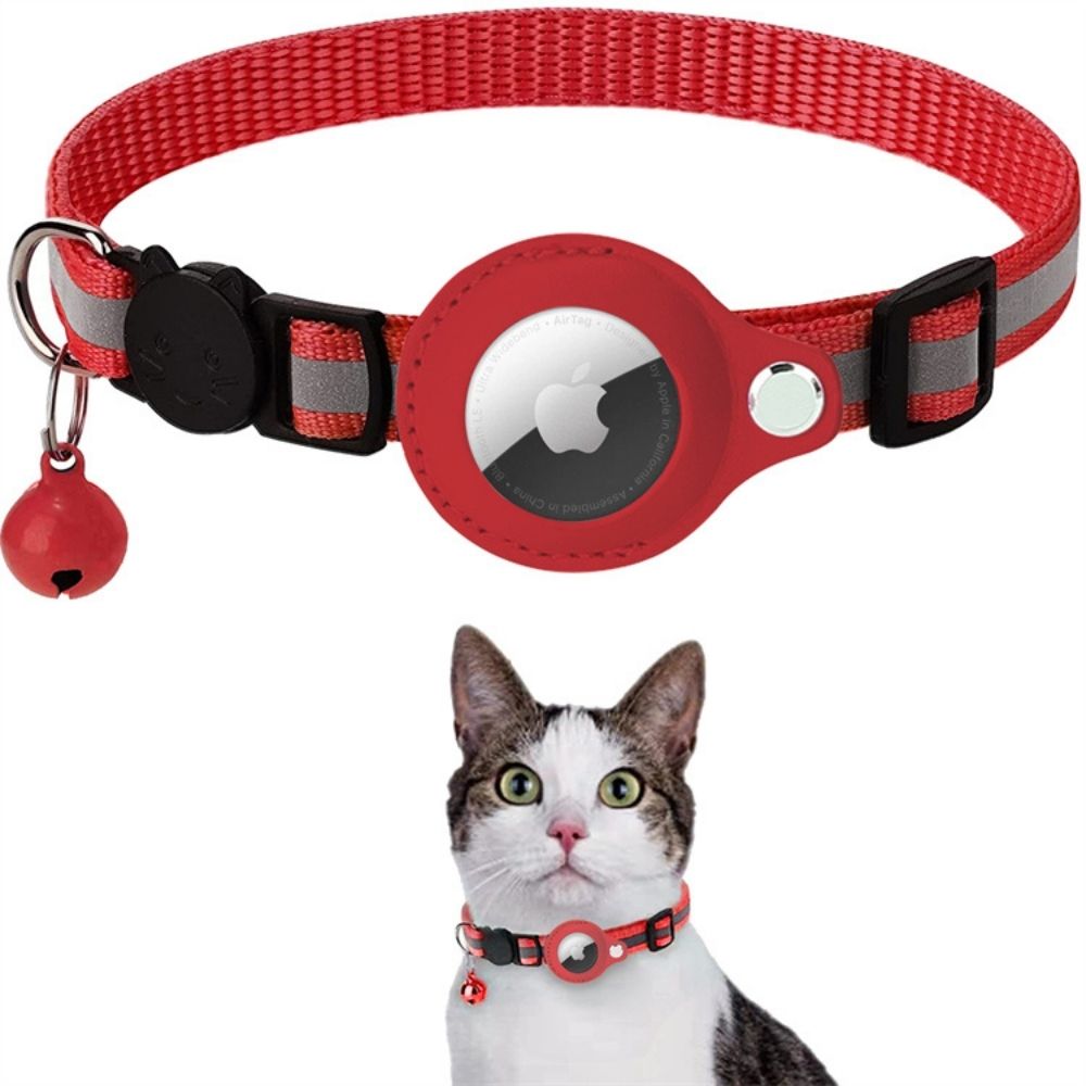 Reflective Cat Collar With GPS Tracker And Quick Release Buckle