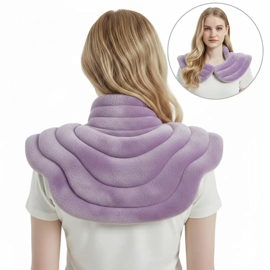 Relaxation Wrap Microwave Neck Warmer Pad With Weighted Comfort For Tension Relief