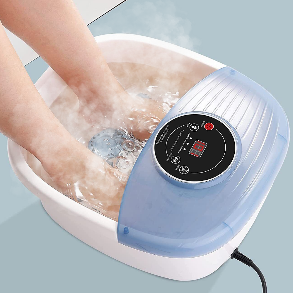 Feet Massager With Temperature Control And Bubble Bath For Ultimate Comfort