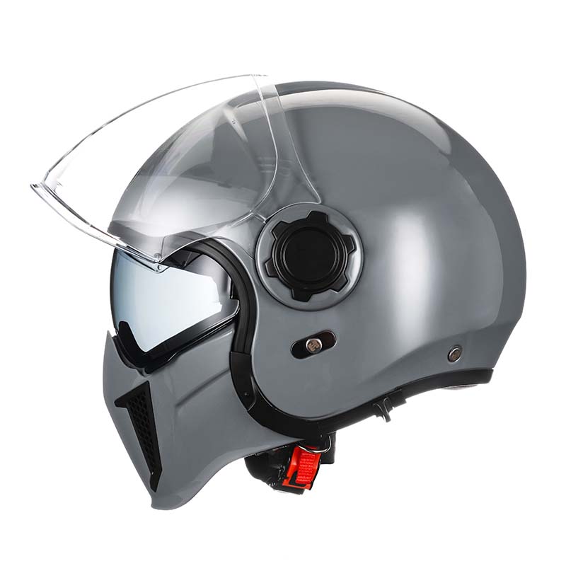 Retro Modular Helmet With Removable Chin Guard, DOT And ECE Certified