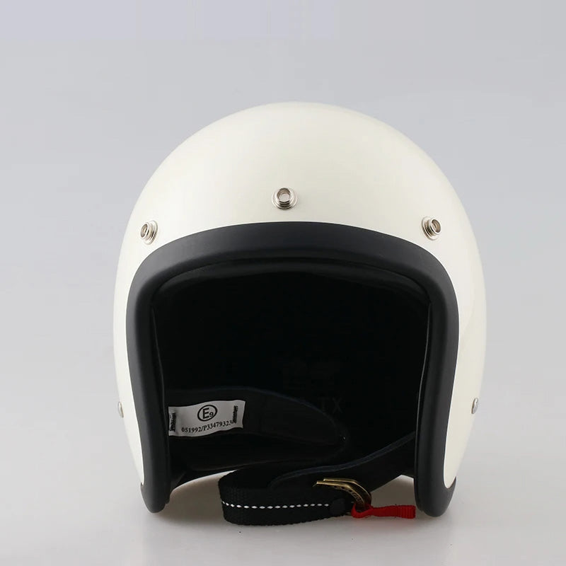Retro Style Helmet With DOT And ECE Certification For Modern Riders