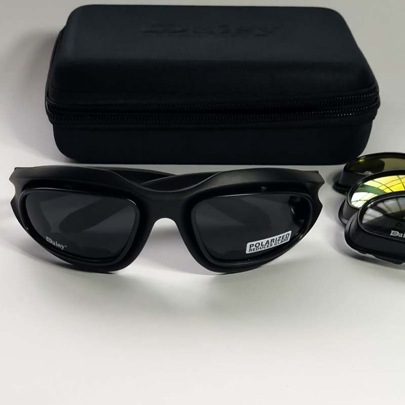 Rider's Choice Polarized UV400 Motorcycle Sunglasses With Secure Fit