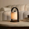LumaOak Table Lamp LED, Cordless, Three Modes, 100-Hour Battery For Elegant Homes