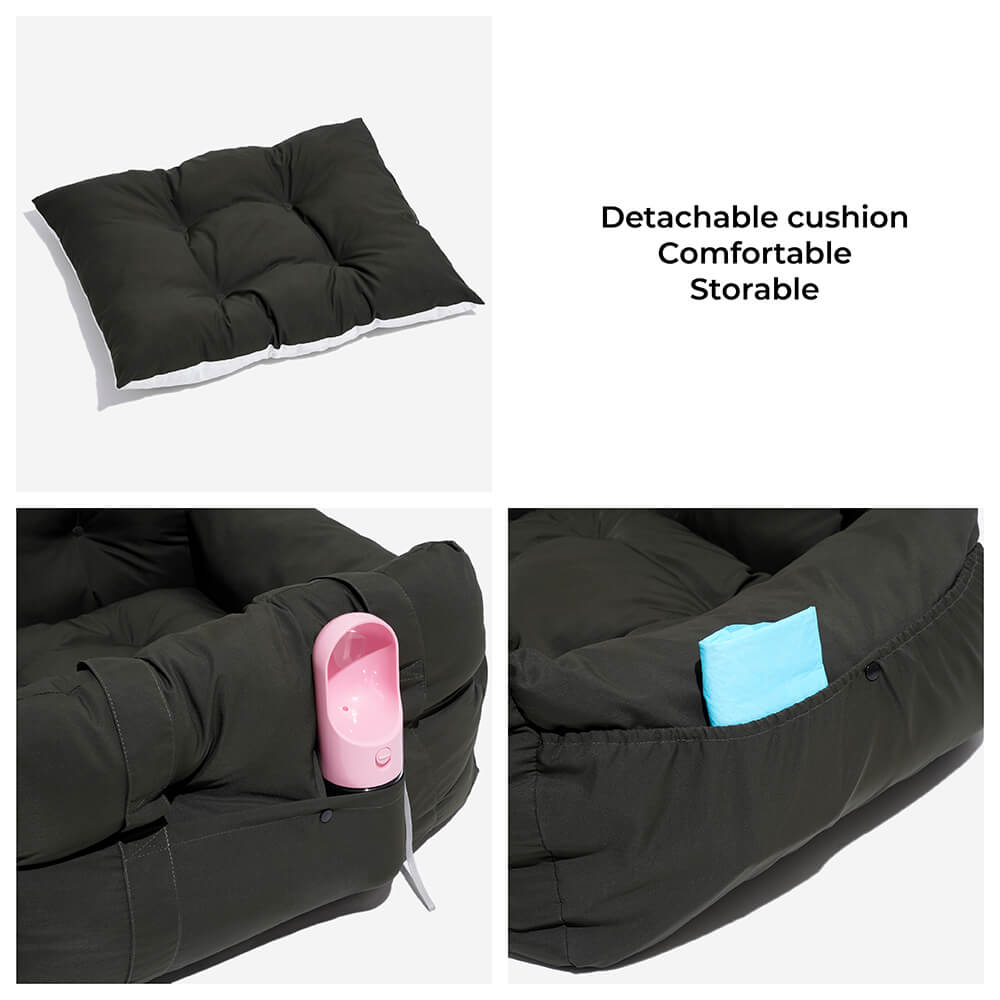 RoadTrip Collection Car Seat And Travel Bed For Pets With Adjustable Straps