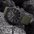 Rugged Outdoor Watch: Waterproof Hiking Timepiece With Stopwatch And Night Illumination